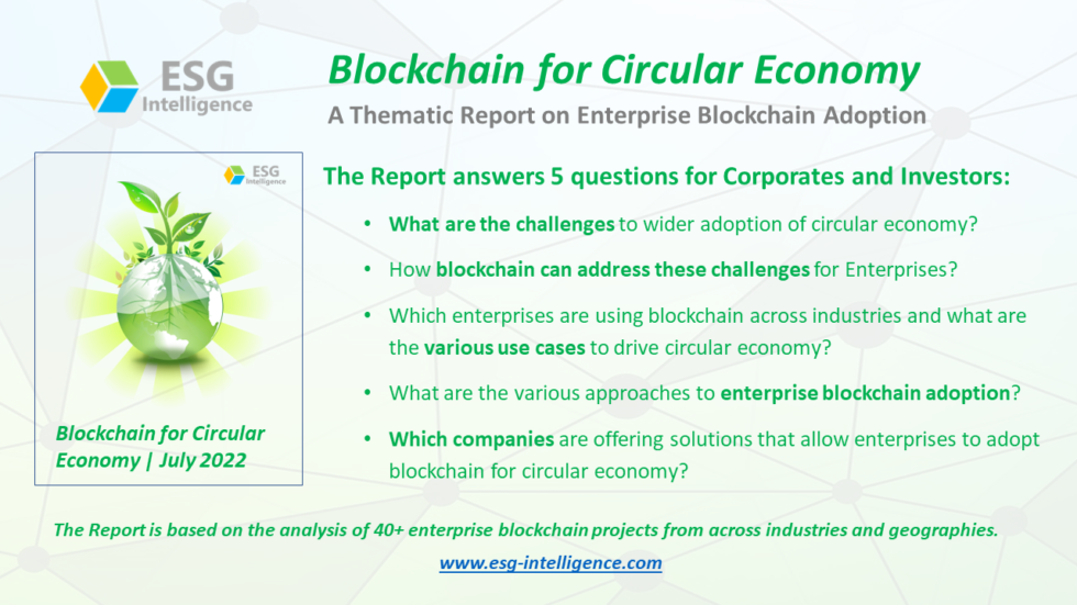 Blockchain for Circular Economy | Analysis of Enterprise Adoption