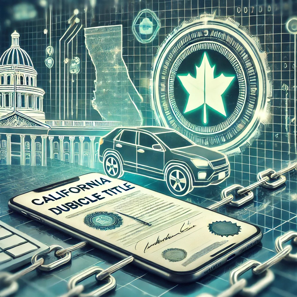 California Revolutionizes Public Services with Blockchain-Powered Digital Vehicle Titles