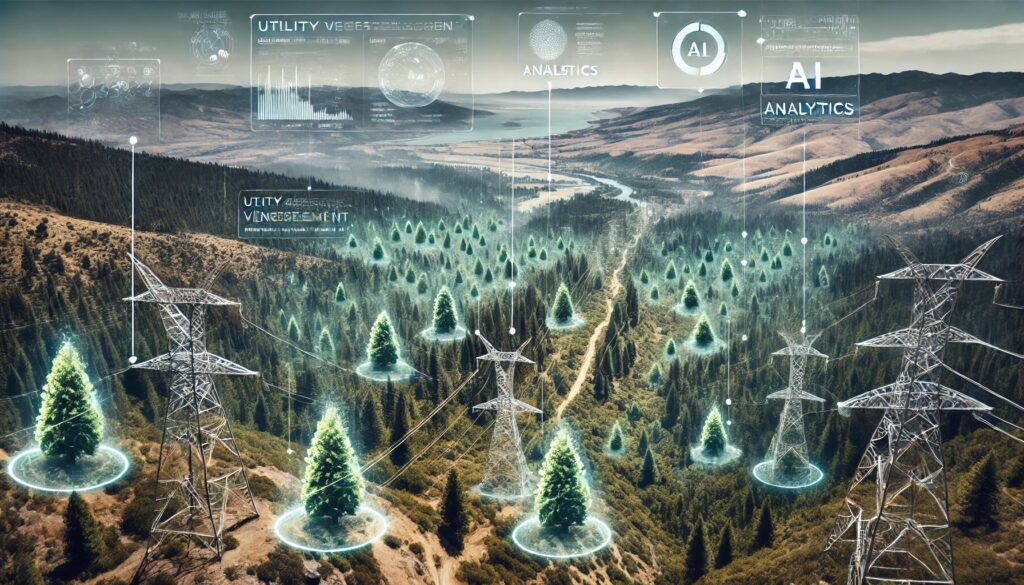 Satellite and AI Technology for Sustainable Utility Vegetation Management